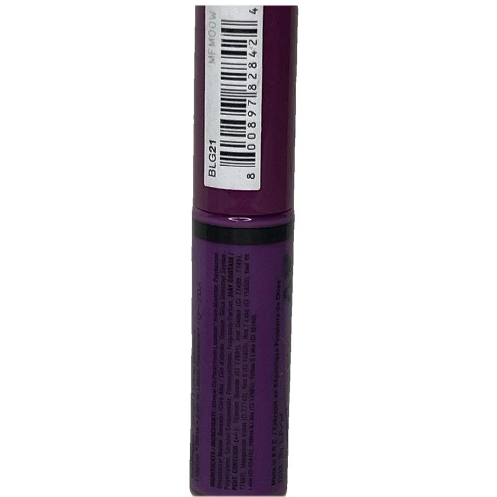 NYX Butter Gloss Raspberry Tart Sweet Berry Shine Shimmer BLG21 New without Box